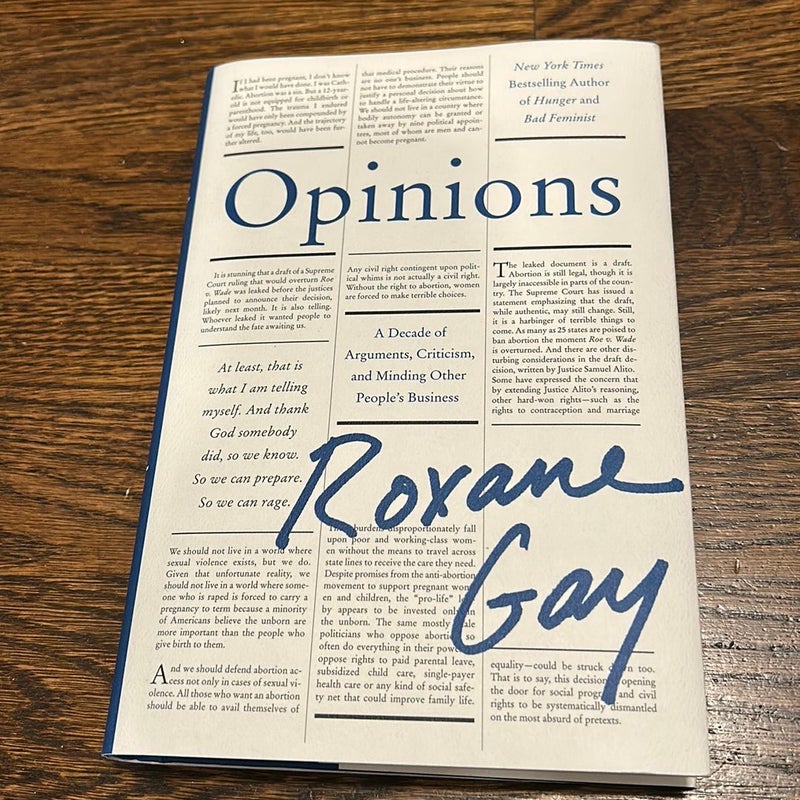 Opinions