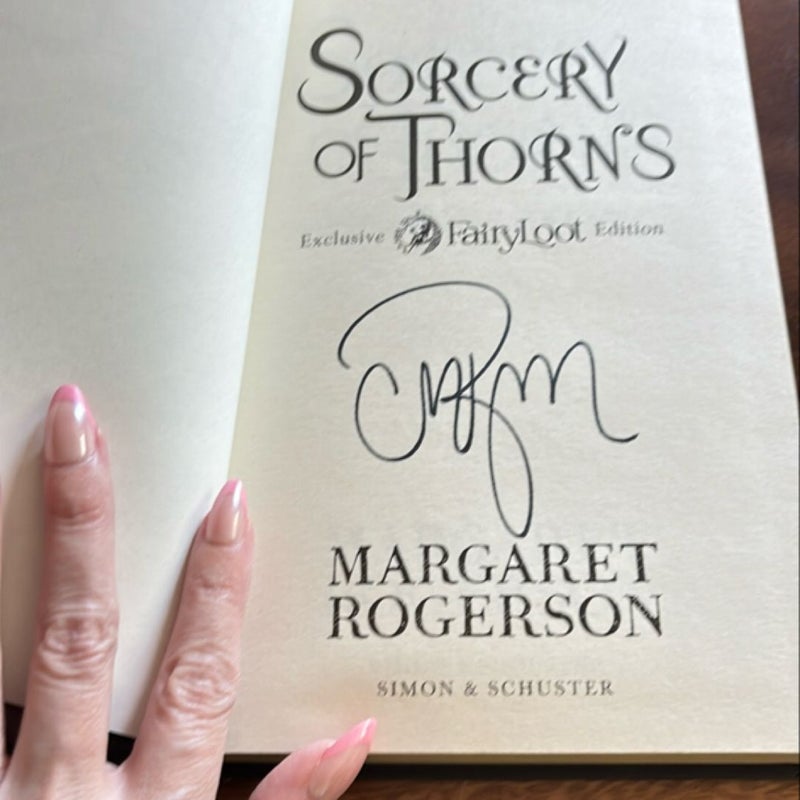 Sorcery of Thorns (Fairyloot signed edition)