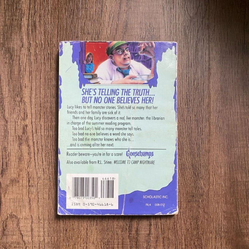 The Girl Who Cried Monster (Goosebumps #8)