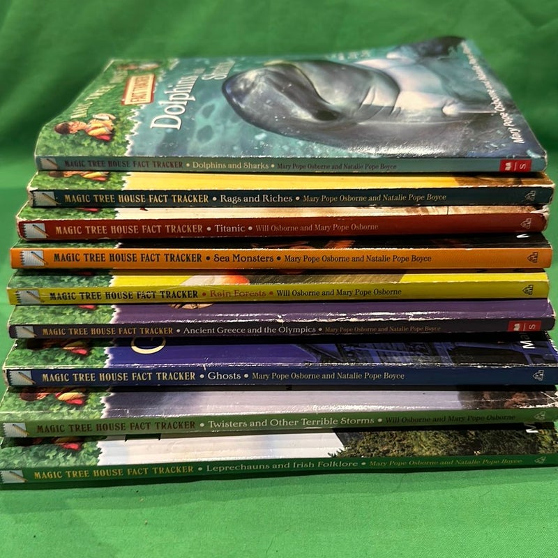 Magic Tree House Fact Tracker lot of 11