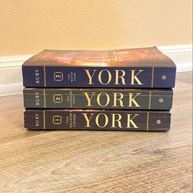 York Trilogy (The Shadow Cipher, The Clockwork Ghost, The Map of Stars)