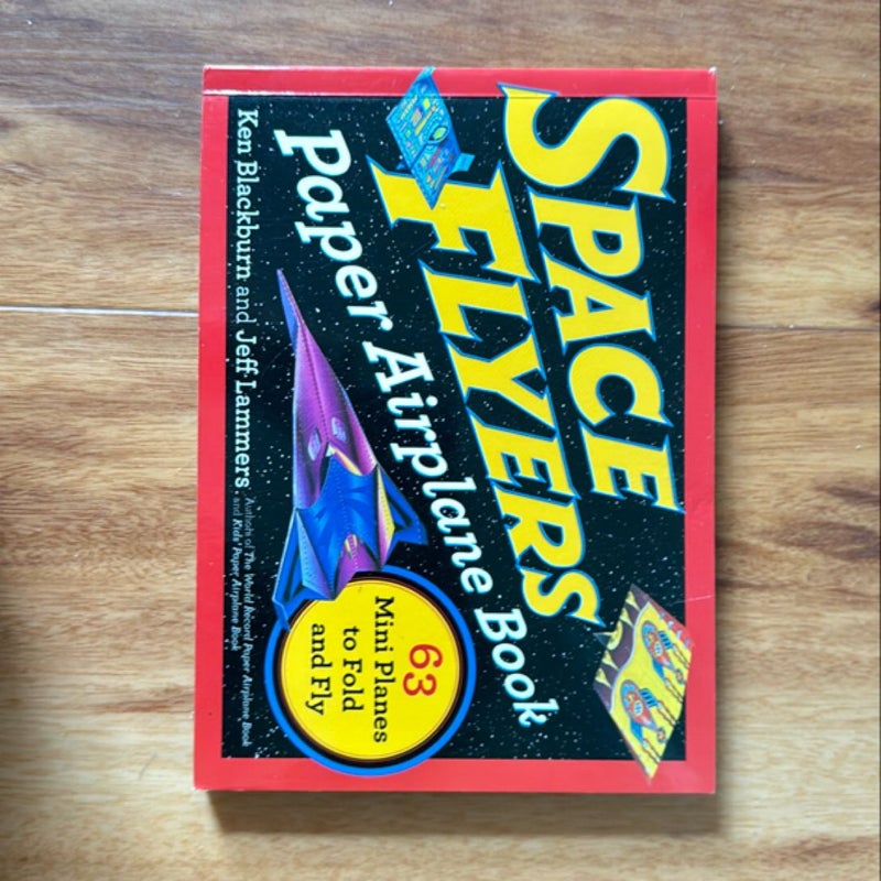 Space Flyers Paper Airplane Book