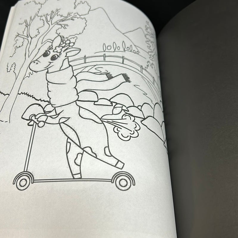 Farting Giraffe Coloring Book (New)