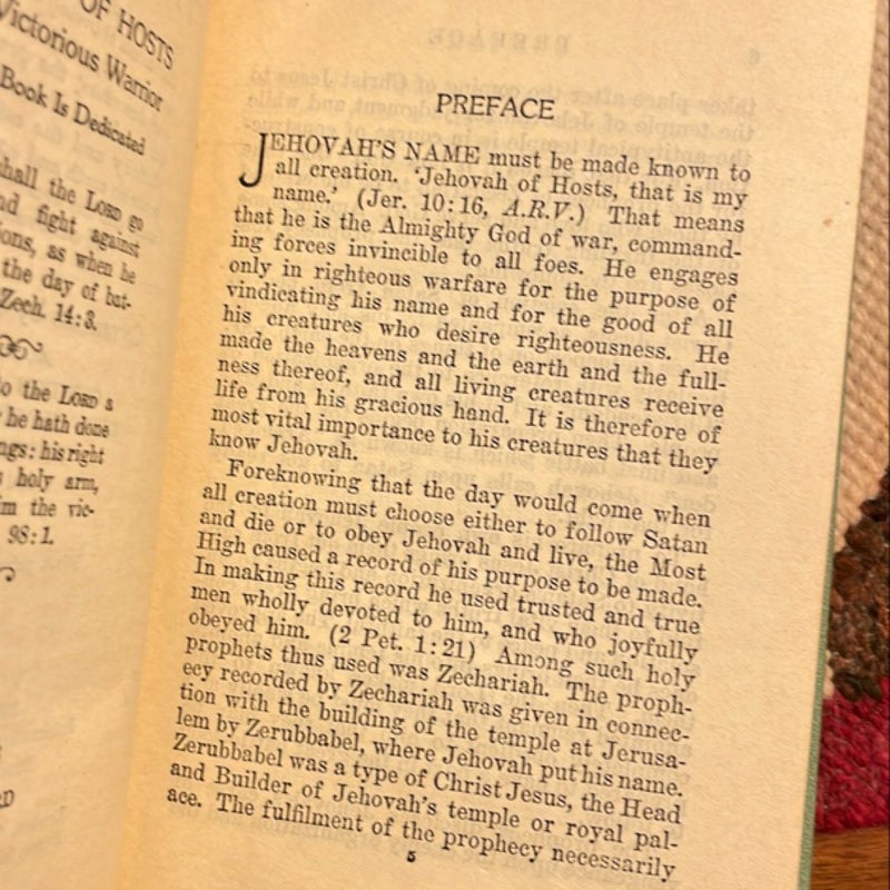 Preparation (1933 First Printing)