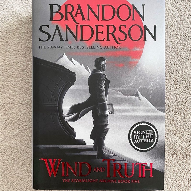 [SIGNED] Wind and Truth UK hardcover