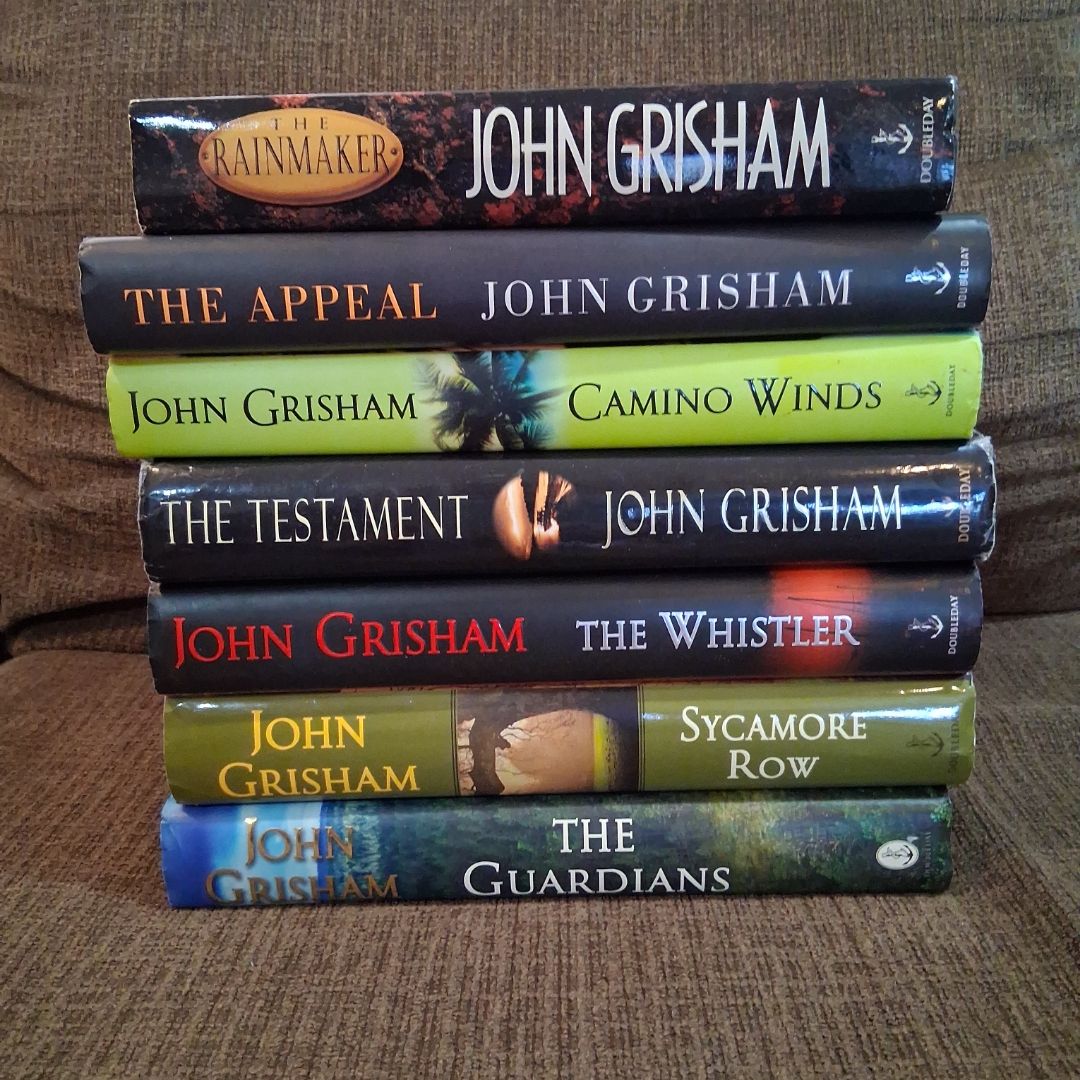10 pounds of John Grisham books