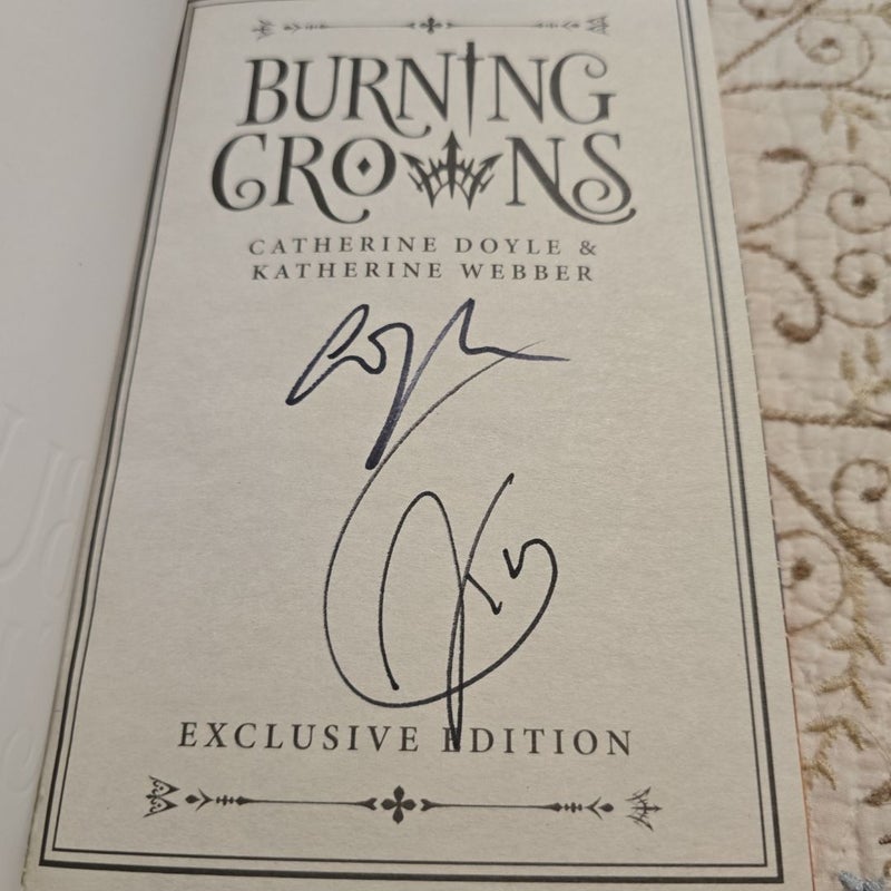 Burning Crowns - Waterstones Signed Edition