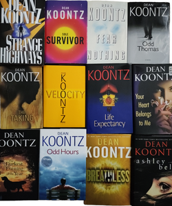 (12) Dean Koontz Hardcover Novels