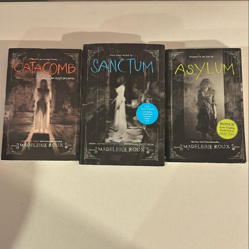 Asylum, Sanctum, Catacomb (Asylum series 1-3)