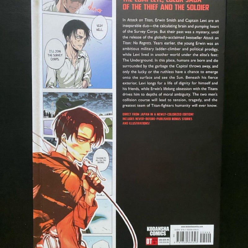 Attack on Titan: No Regrets Complete Color Edition Hardcover