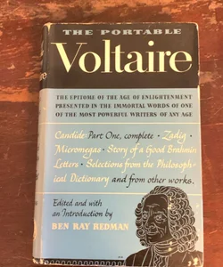 THE PORTABLE VOLTAIRE- The Viking Portable Library HC!  1949