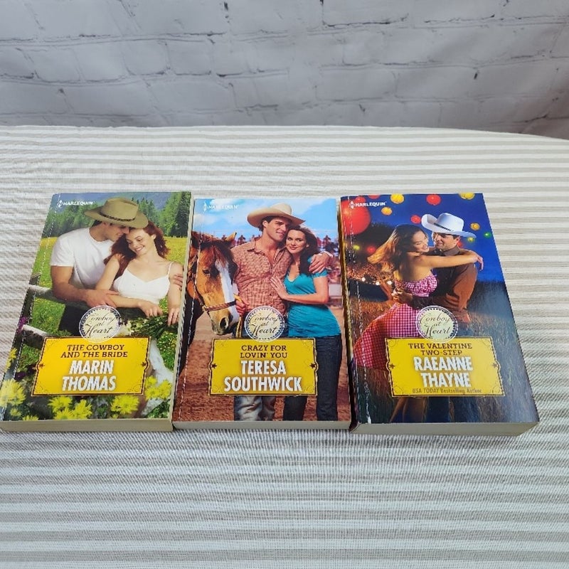 Harlequin Cowboy at Heart book lot