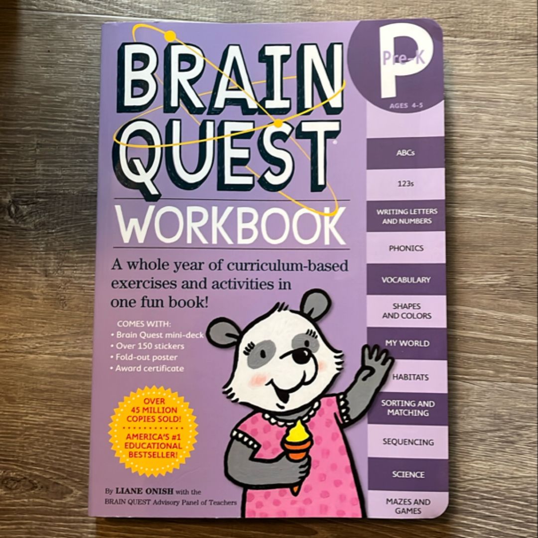 Brain Quest Workbook: Pre-K
