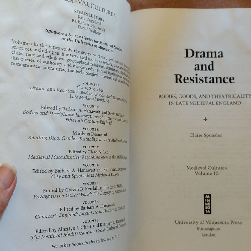 Drama and Resistance