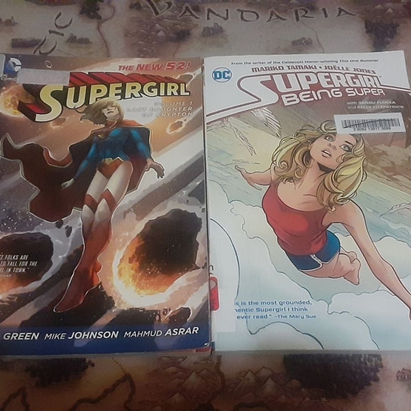 Supergirl Being Super / Last Daughter of Krypton tpb lot 