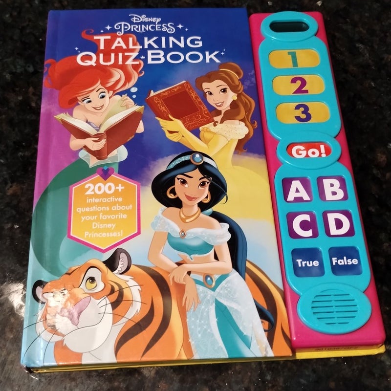 Disney Princess Talking Quiz Book