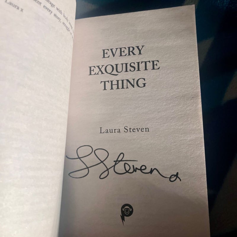 Every Exquisite Thing waterstones edition