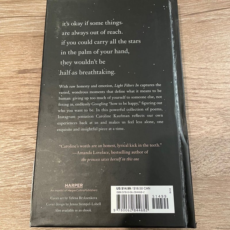 Light Filters in: Poems