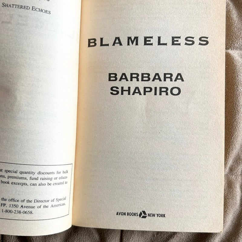 Blameless  1660