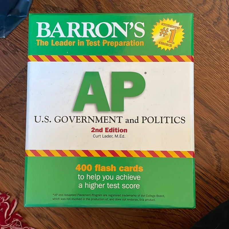 Barron's AP U. S. Government and Politics Flash Cards