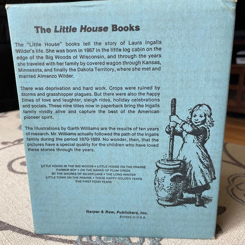 The complete set of Laura Ingalls Wilders Little House Books