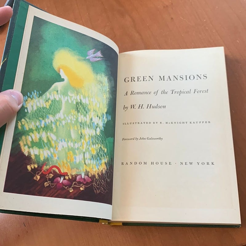 Green Mansions (1944 Random House Vintage Book)