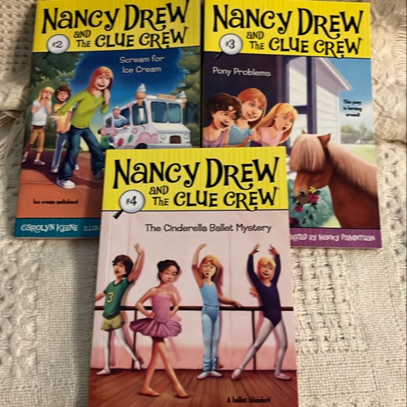 Bundle 6 Hardy Boys Secret Files and Nancy Drew Clue Crew books