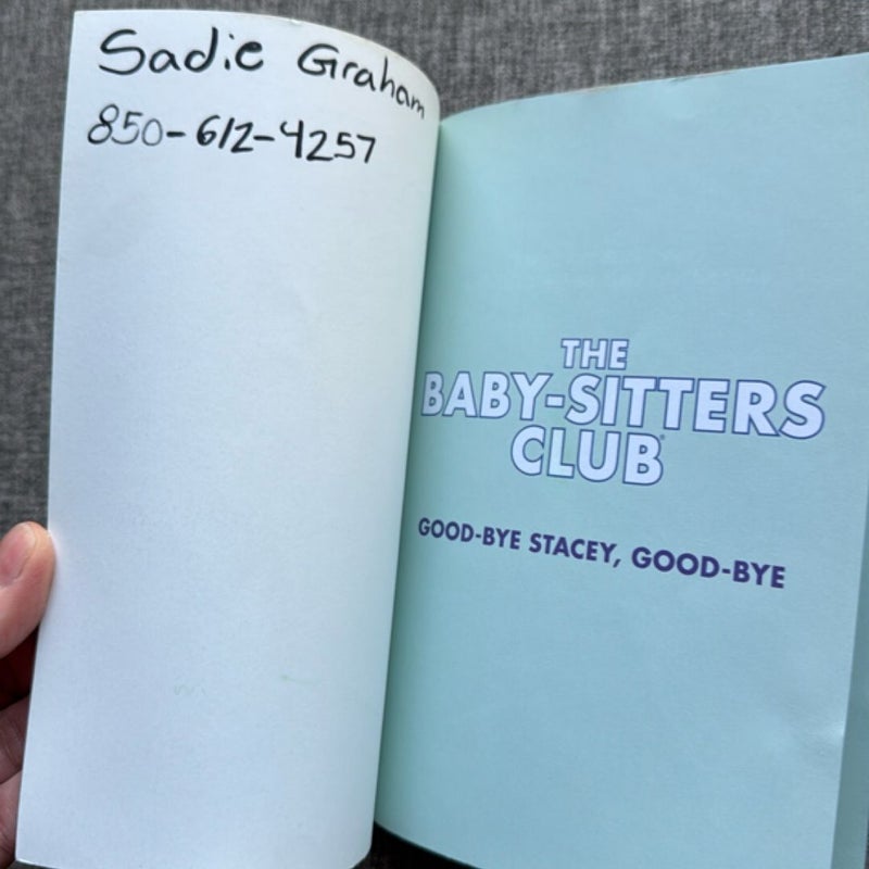 Good-Bye Stacey, Good-Bye