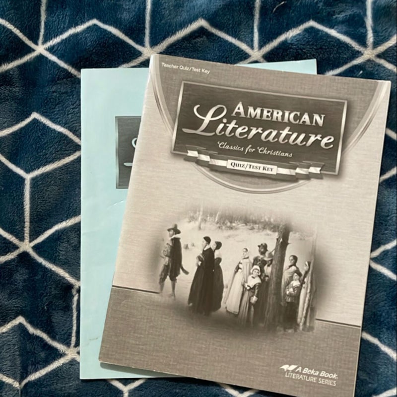Abeka American Literature Answer Key & Quiz/Test Key