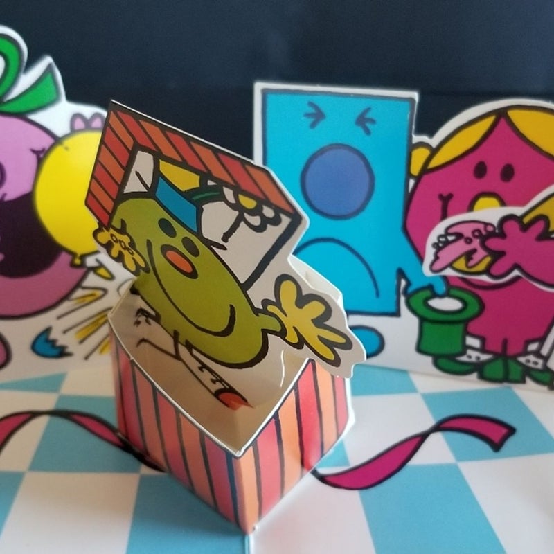 SET OF 2 1983 LITTLE MISS SUNSHINE POP-UP BOOKS RAINY DAY PETER HARGREAVES RARE