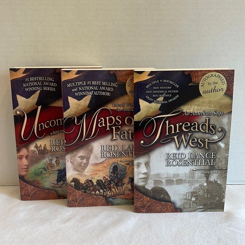 Threads West 1-3 ALL SIGNED BY AUTHOR