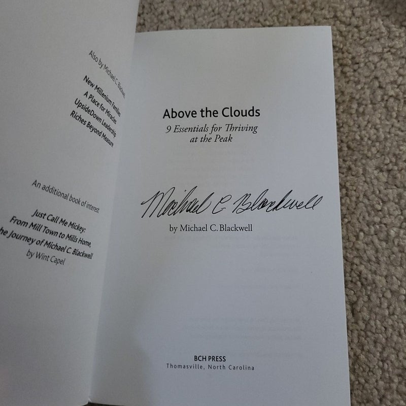 Above the Clouds - Signed Copy