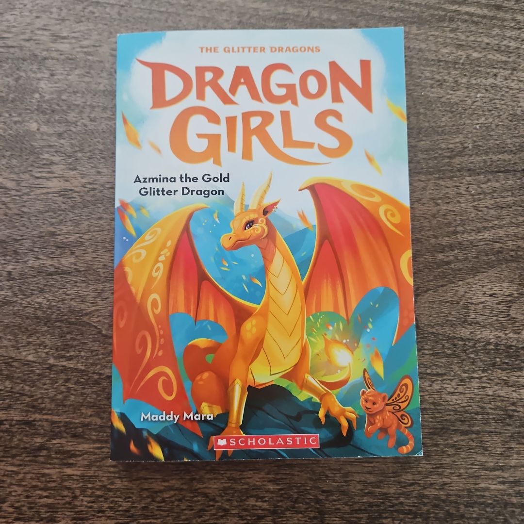 Azmina the Gold Glitter Dragon (Dragon Girls #1)