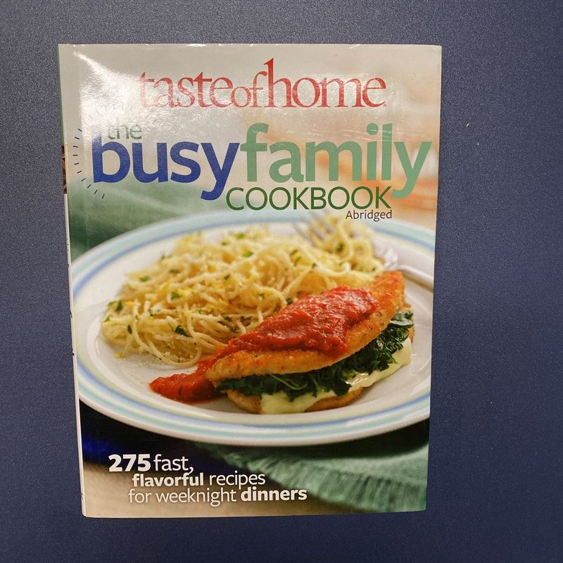 The busy Family cookbook