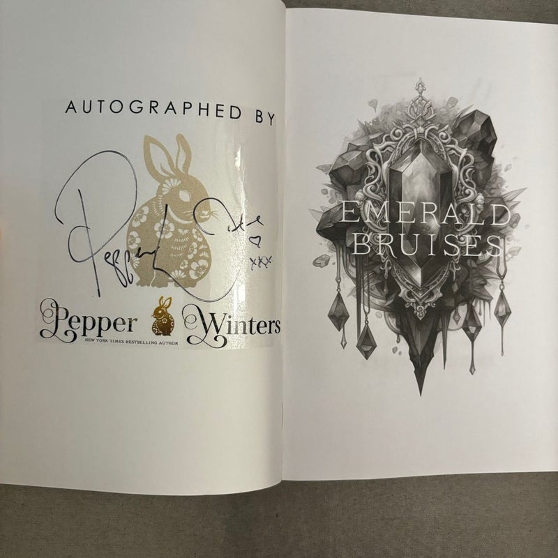 Emerald Bruises SIGNED 