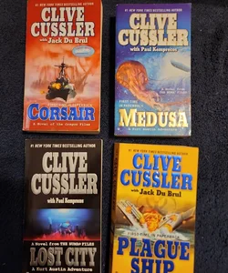 4 Clive Cussler Books