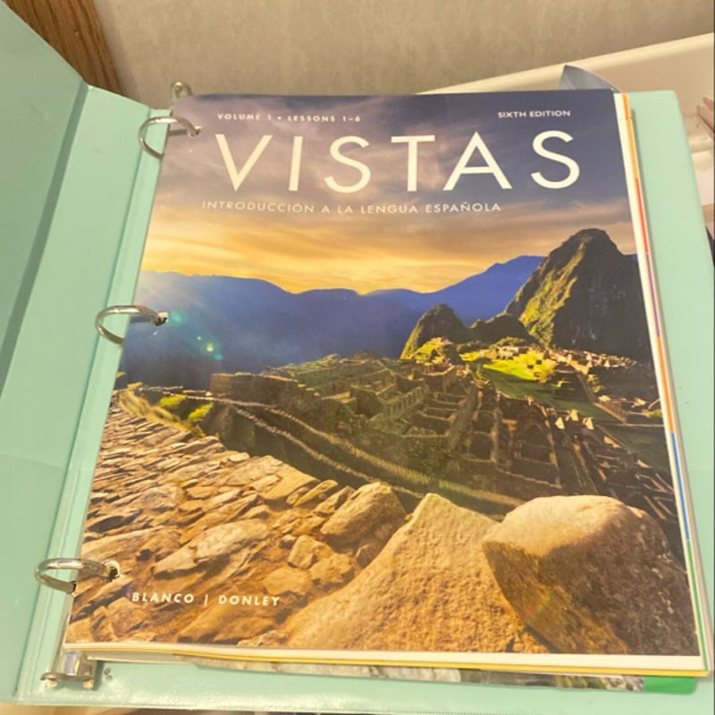 Vistas 6e Student Edition (LL) Lessons (1-6)