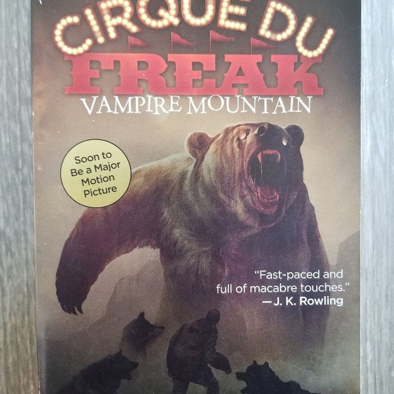 CIRQUE DU FREAK DARREN SHAN HORROR BOOKS VAMPIRE DESTINY, MOUNTAIN, U.K. 2 4 & 12 TRADE PB