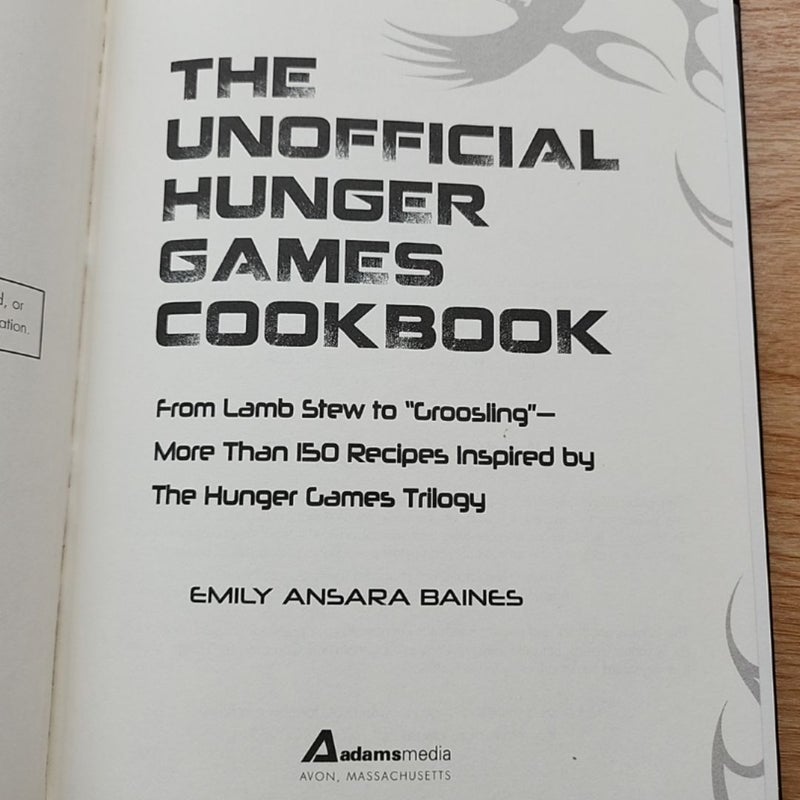 The Unofficial Hunger Games Cookbook