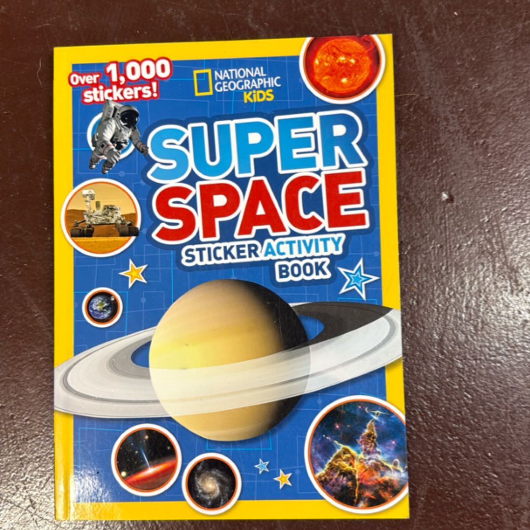 National Geographic Kids Super Space Sticker Activity Book