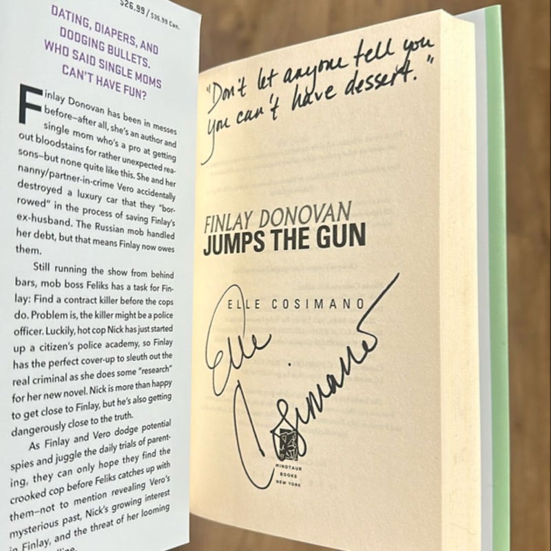 Finlay Donovan Jumps the Gun-Signed copy