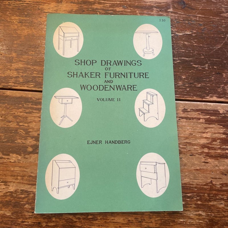 Shop Drawings of Shaker Furniture and Woodenware