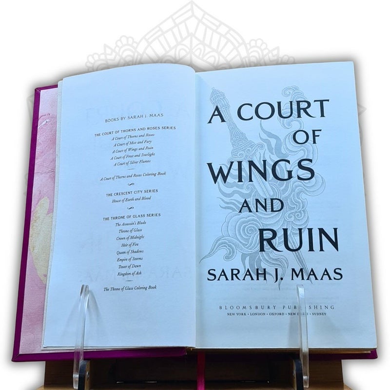 A Court of Wings and Ruin: 3 by Sarah J. Maas Leather Bound Edition