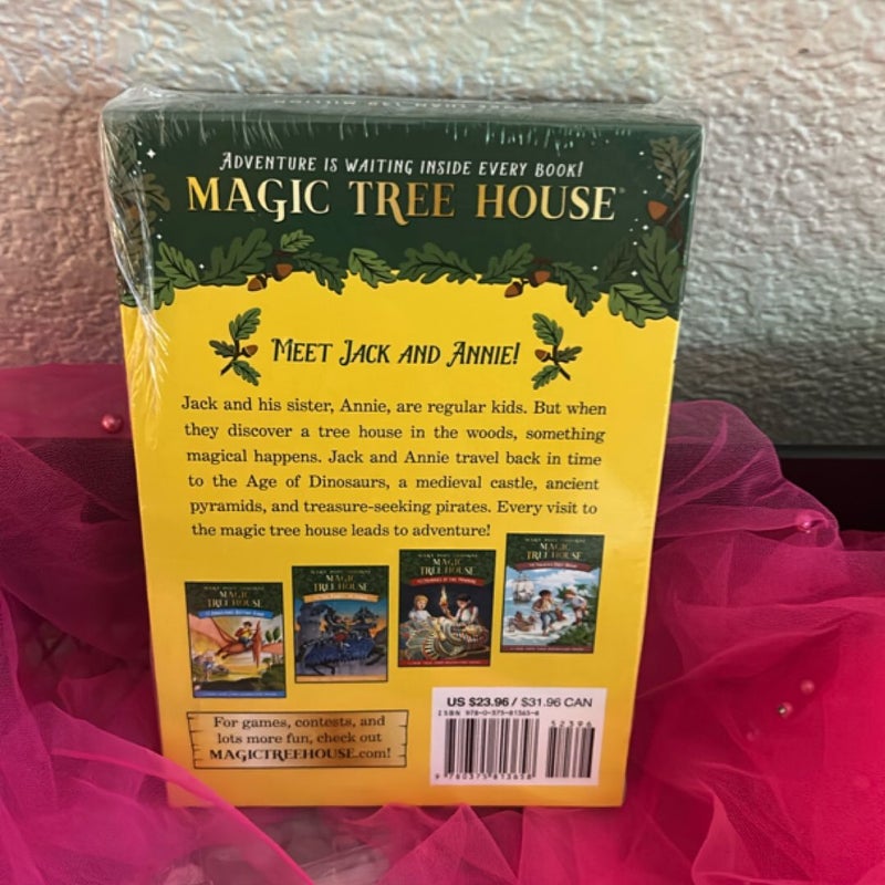 Magic Tree House Books 1-4 Boxed Set