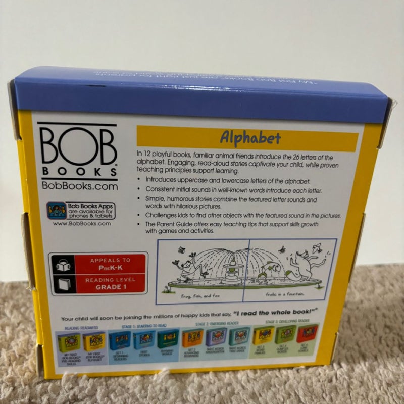 My First Bob Books - Alphabet Box Set Phonics, Letter Sounds, Ages 3 and up, Pre-K (Reading Readiness)