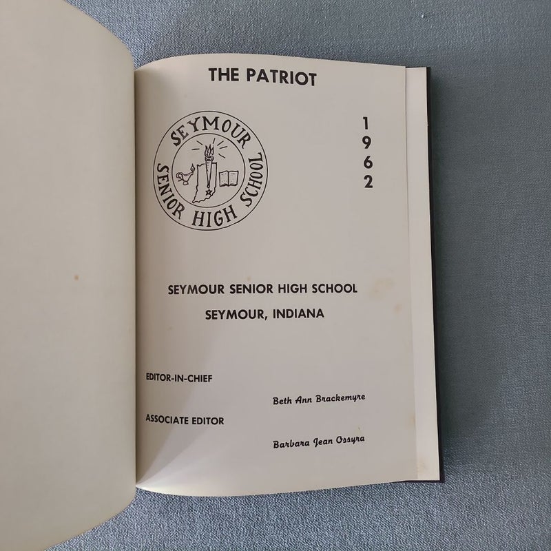 *VINTAGE* 1962 Yearbook The Patriot