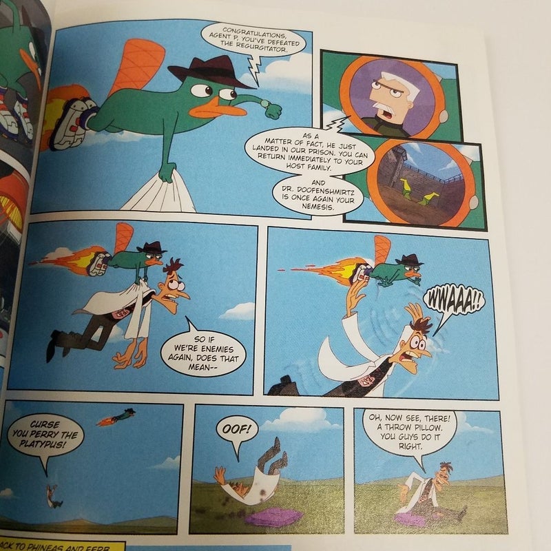 Hey, Where's Perry? (Phineas and Ferb Comic Reader, book 3)