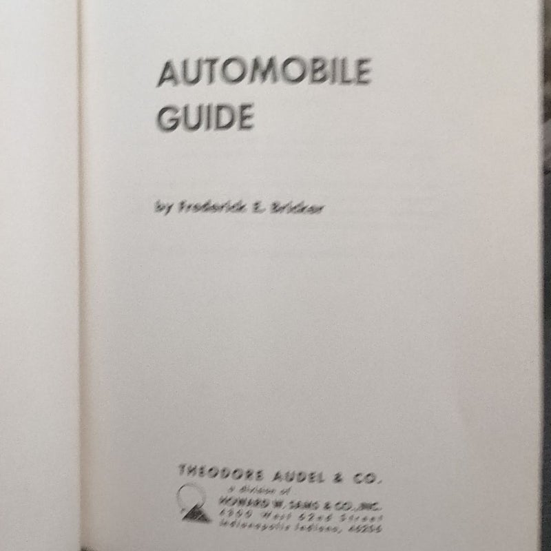 Audel Automobile Guide