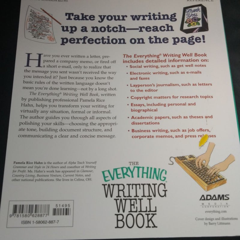 The Everything Writing Well Book