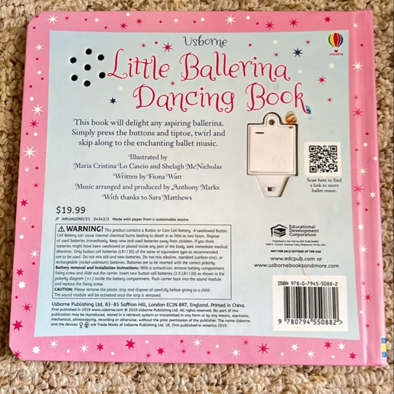 Little Ballerina Dancing Book